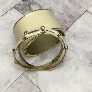 Set of 3 Bangles, Cuff Bracelet